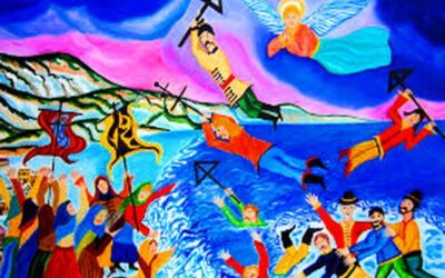 „A kapott talentumok mellett a hit ereje az, amely táplálja és vezérli egész festői munkásságát. Giottóhoz hasonlóan ő is Isten dicsőségére alkot” Vollein Ferenc: Színek az égből