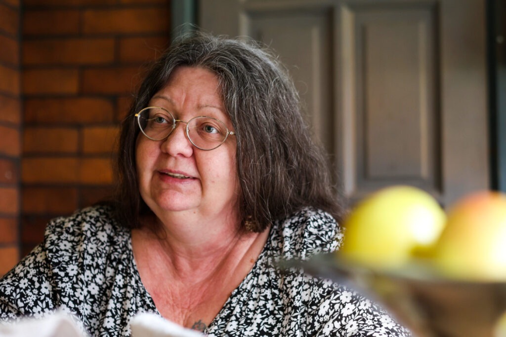 Győrfalvai Mónika gombosszegi otthonában. Fotó: Rohonczi Anett